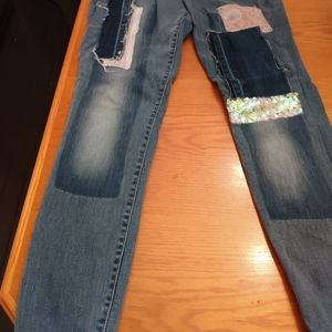 Pattern jean print